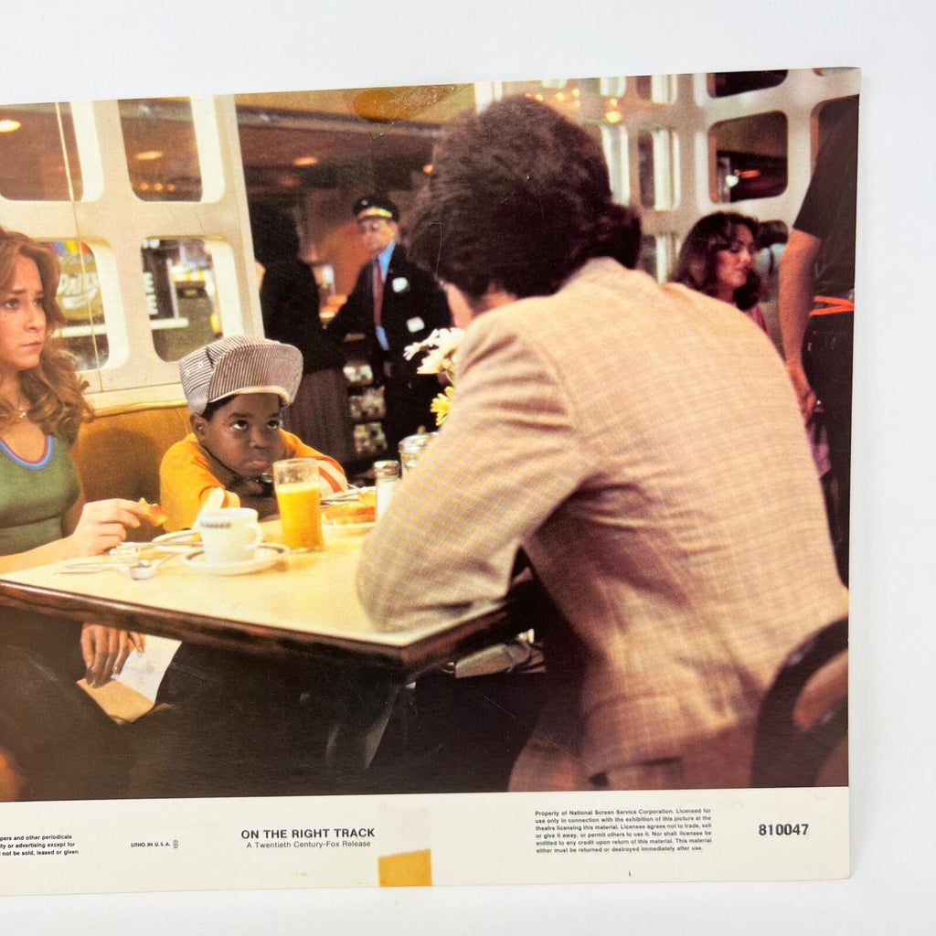 1981 On The Right Track Collectible movie Lobby Card No.5