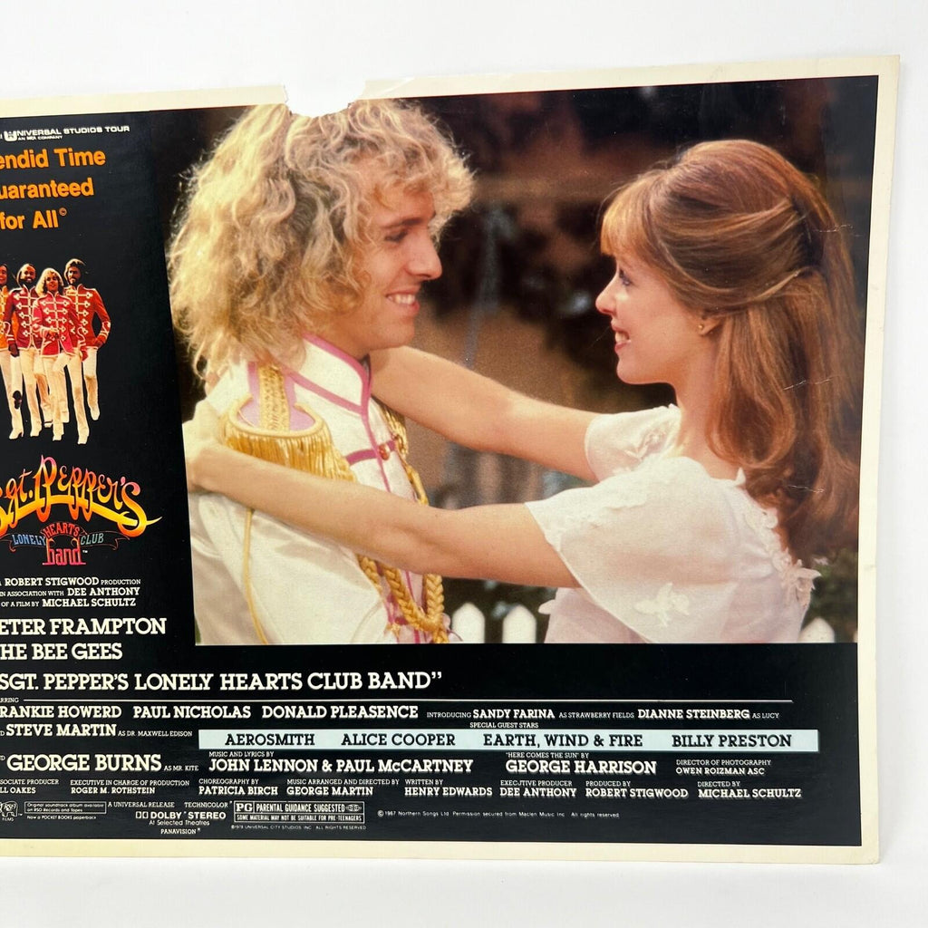1978 STG Peppers Lonely Hearts Club Band Original Movie Lobby Card (a) - Damaged