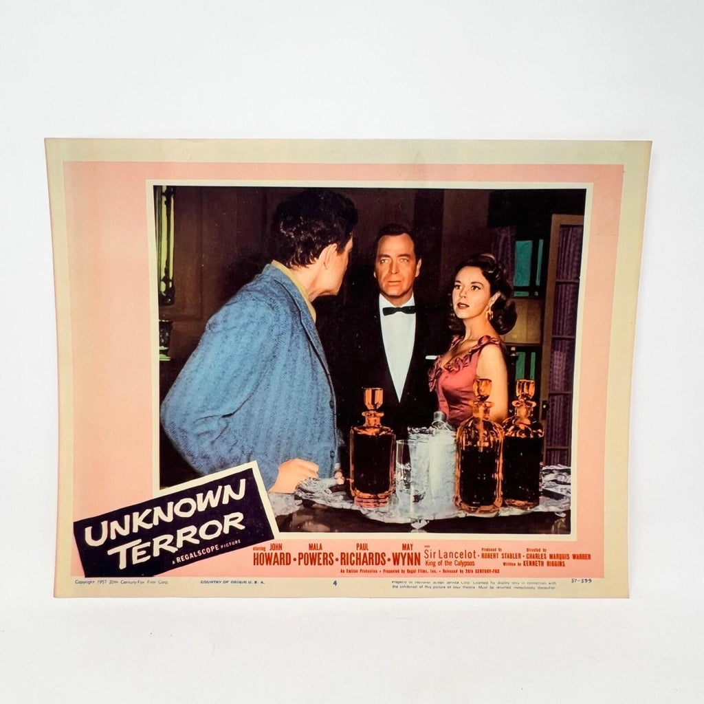1957 Unknown Terror  Movie Lobby Card No.4