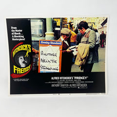 Alfred Hitchcoks Frenzy Collectible movie Lobby Card set of 8
