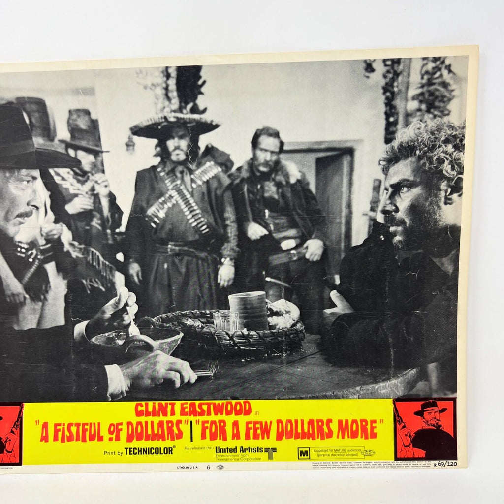 A Fistful Of Dollars For A Few Dollars More Lobby Card Movie Poster No.6