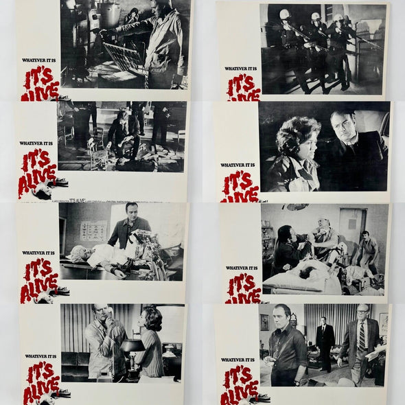It's Alive And Deadly Horror Scfi Movie Lobby Cards Set of 8