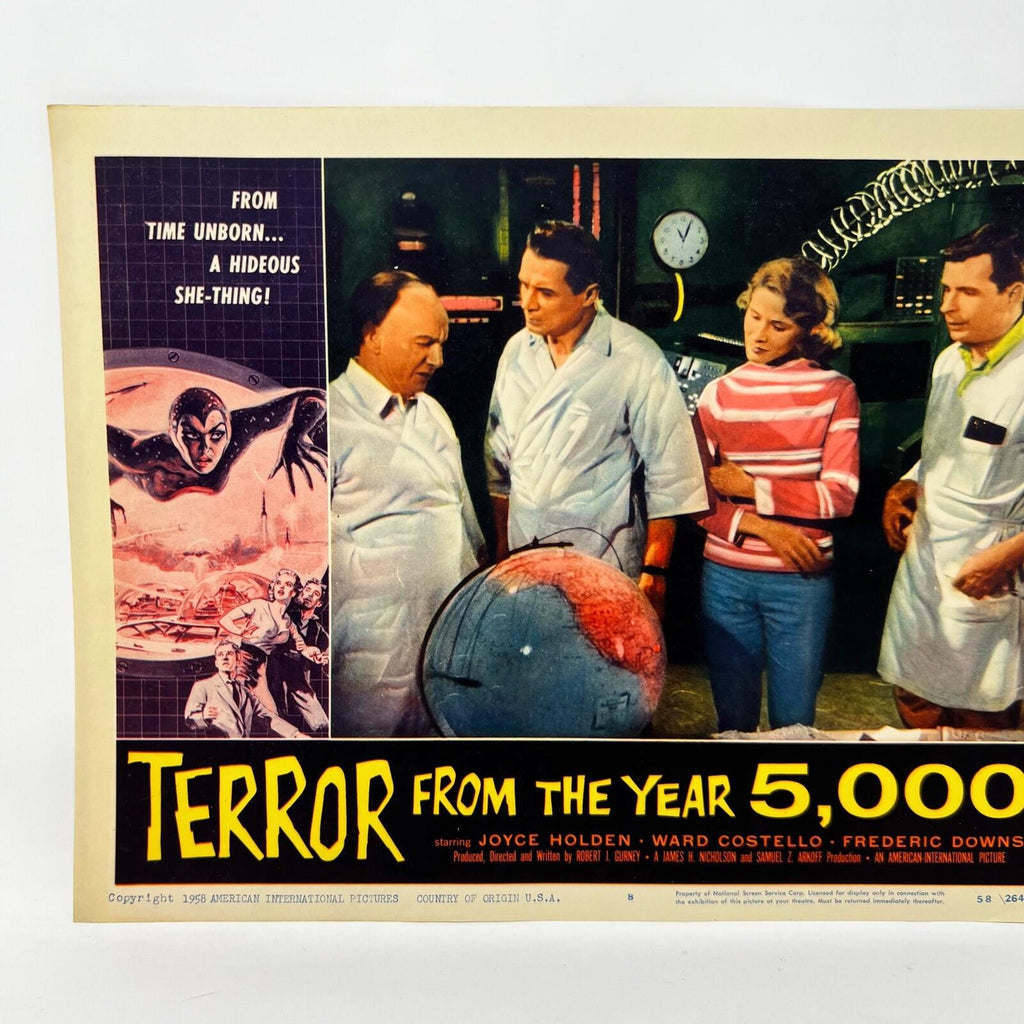 1958 Terror From The Year 5,000 Original Movie Lobby Card No.8