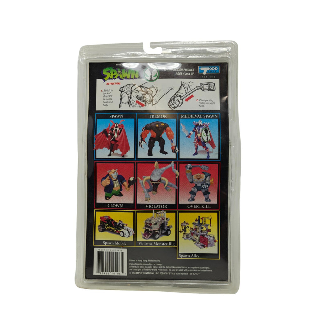 Todd McFarlane's Spawn Overtkill Action Figure w Comic Book