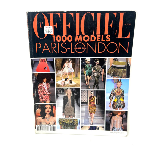 L'Officiel Magazine No.100 1000 Models Paris-London Summer 2010