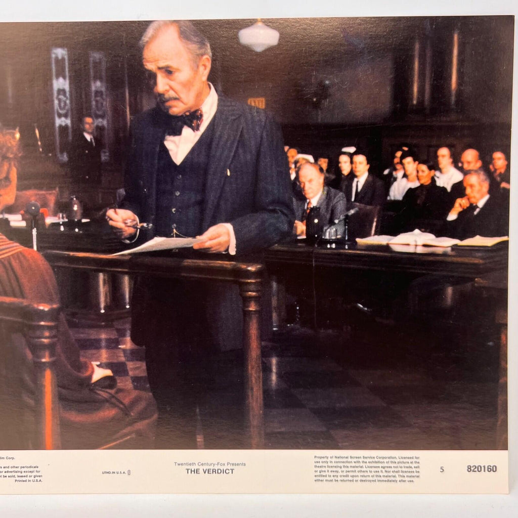 1982 The Verdict Original Movie  Lobby Card No.5
