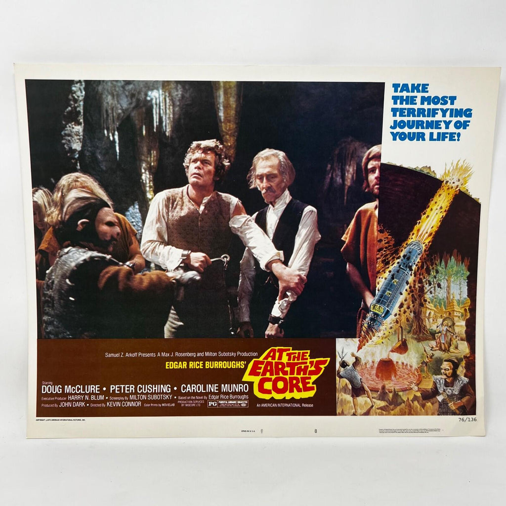 1976 At the earths Core Collectible movie Lobby Cards set of 8