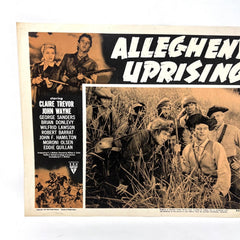 1957 Allegheny Uprising Original Movie Lobby Card Claire Trevor John Wayne c