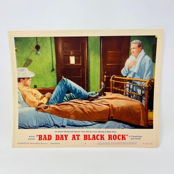 1961 Bad Day At Black Rock Lobby Card Movie Poster No.6