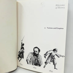 1970 Milestones Of History Nations and Empires Hardcover