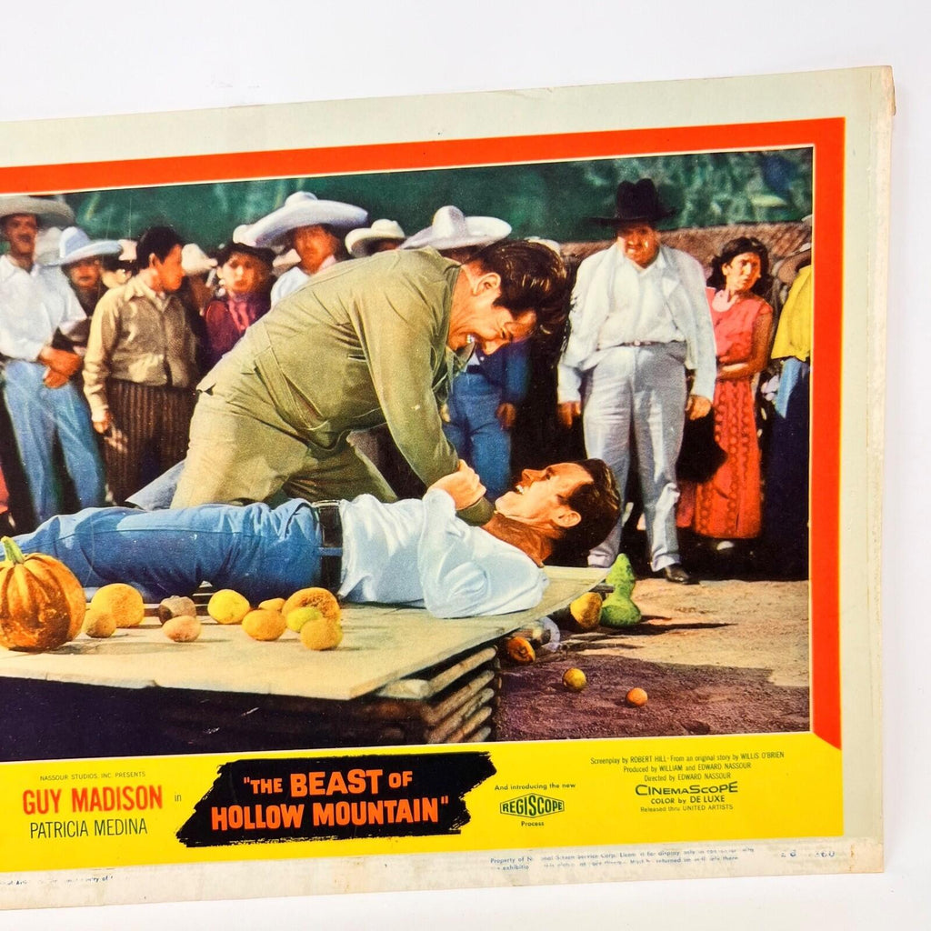 1956 The Beast Of Hollow Mountain  Vintage Movie Lobby Card  Guy Madison
