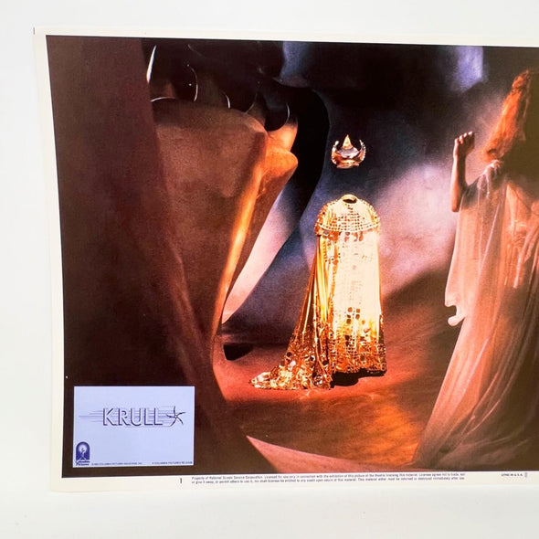 1983 Krull Original Vintgage  Lobby Card Movie Poster No.1