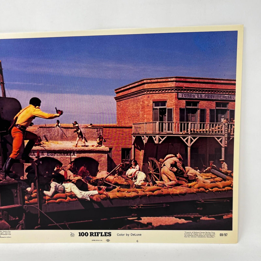 100 Rifles Movie Lobby Card No. 6
