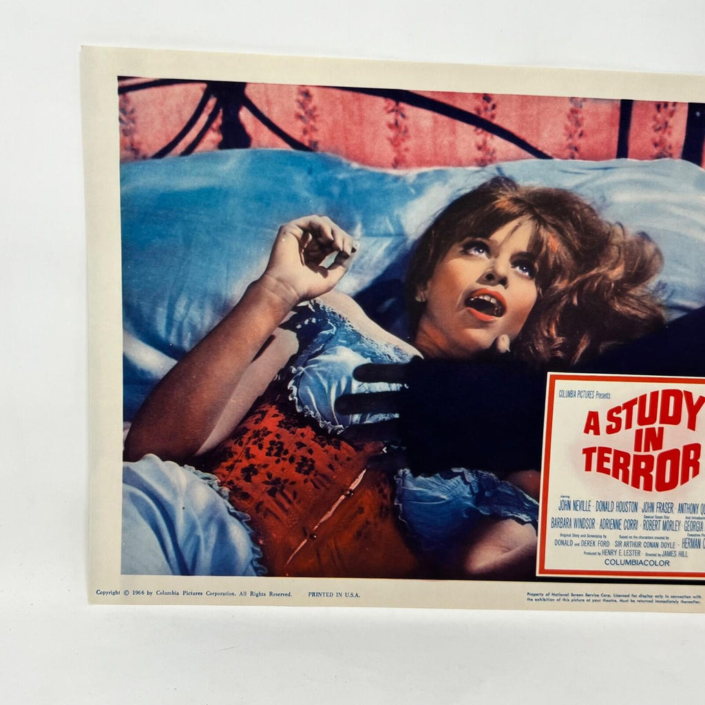1966 A Study in Terror Sherlock Holmes Collectible movie Lobby Card