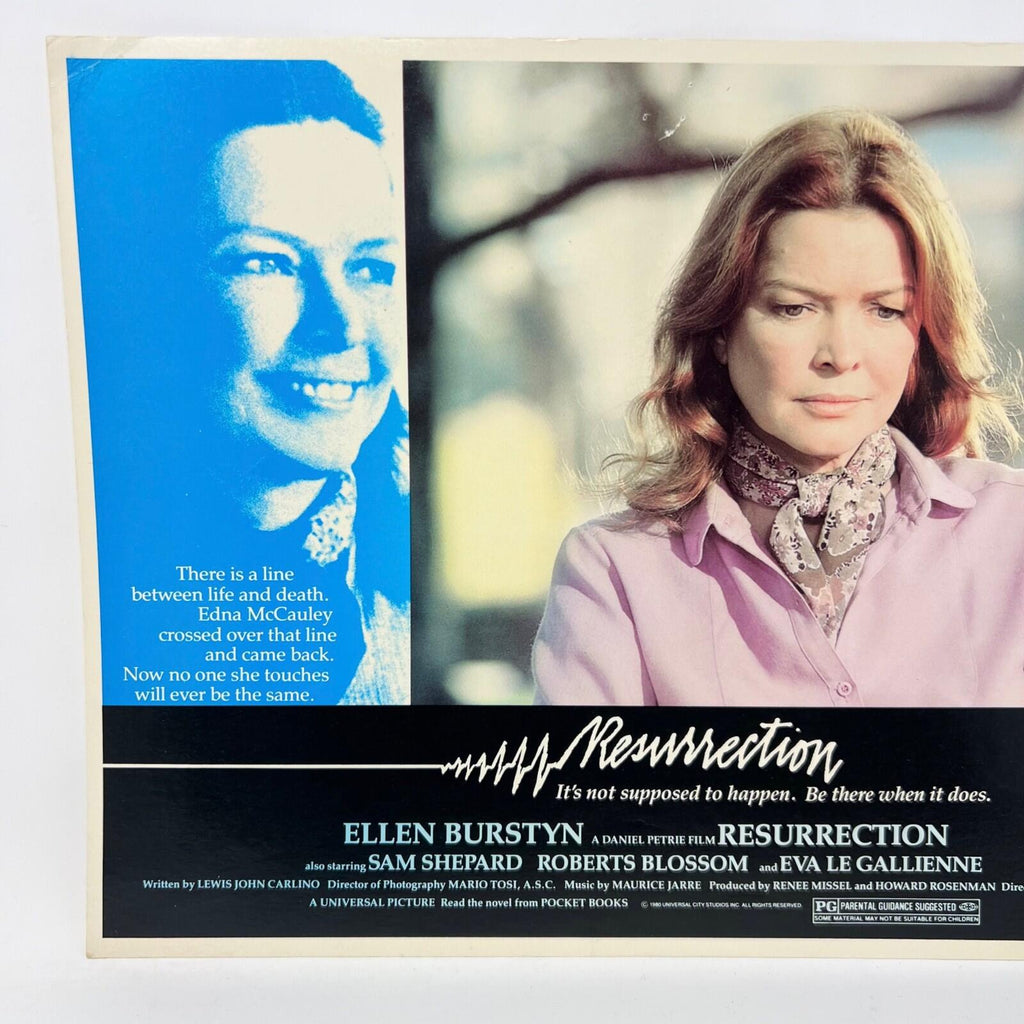 1980 Resurrection Lobby Card Movie Poster (a)