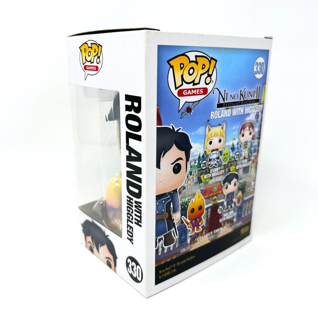 Funko Pop Games Ni No Kuni II Revenant Kingom Roland With Higgledy Damaged Box