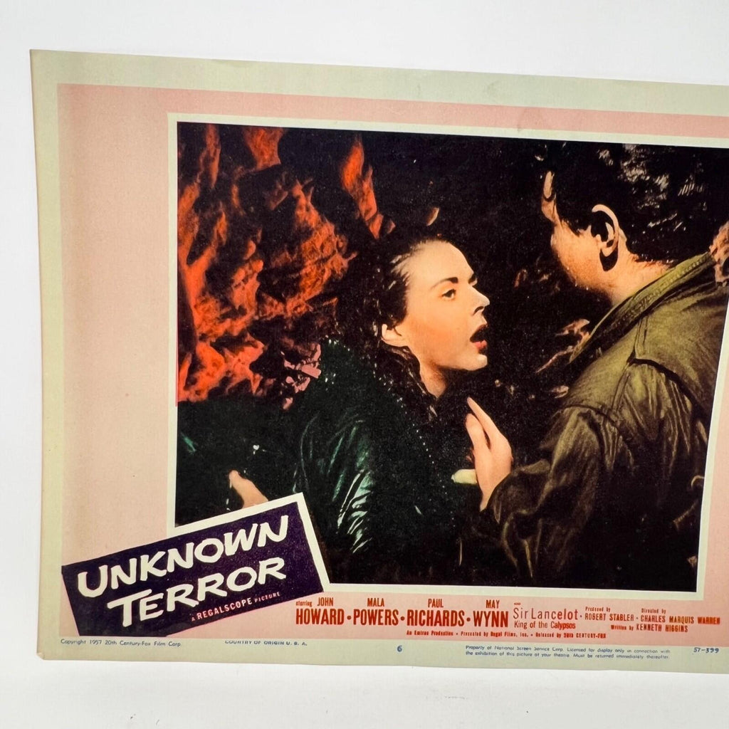 1957 Unknown Terror  Movie Lobby Card No.6