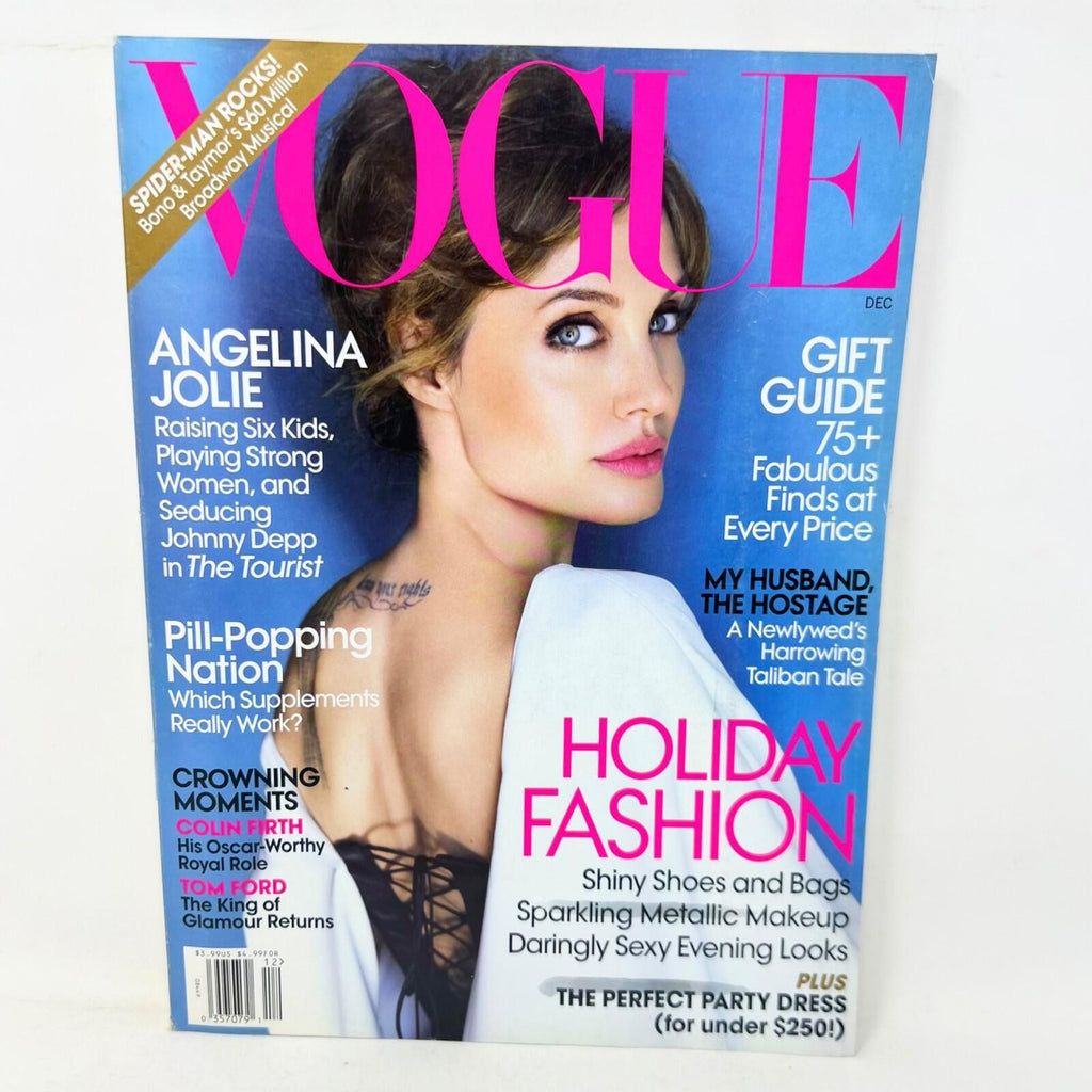 Vogue December 2010 Angelina Jolie Holiday Fashion