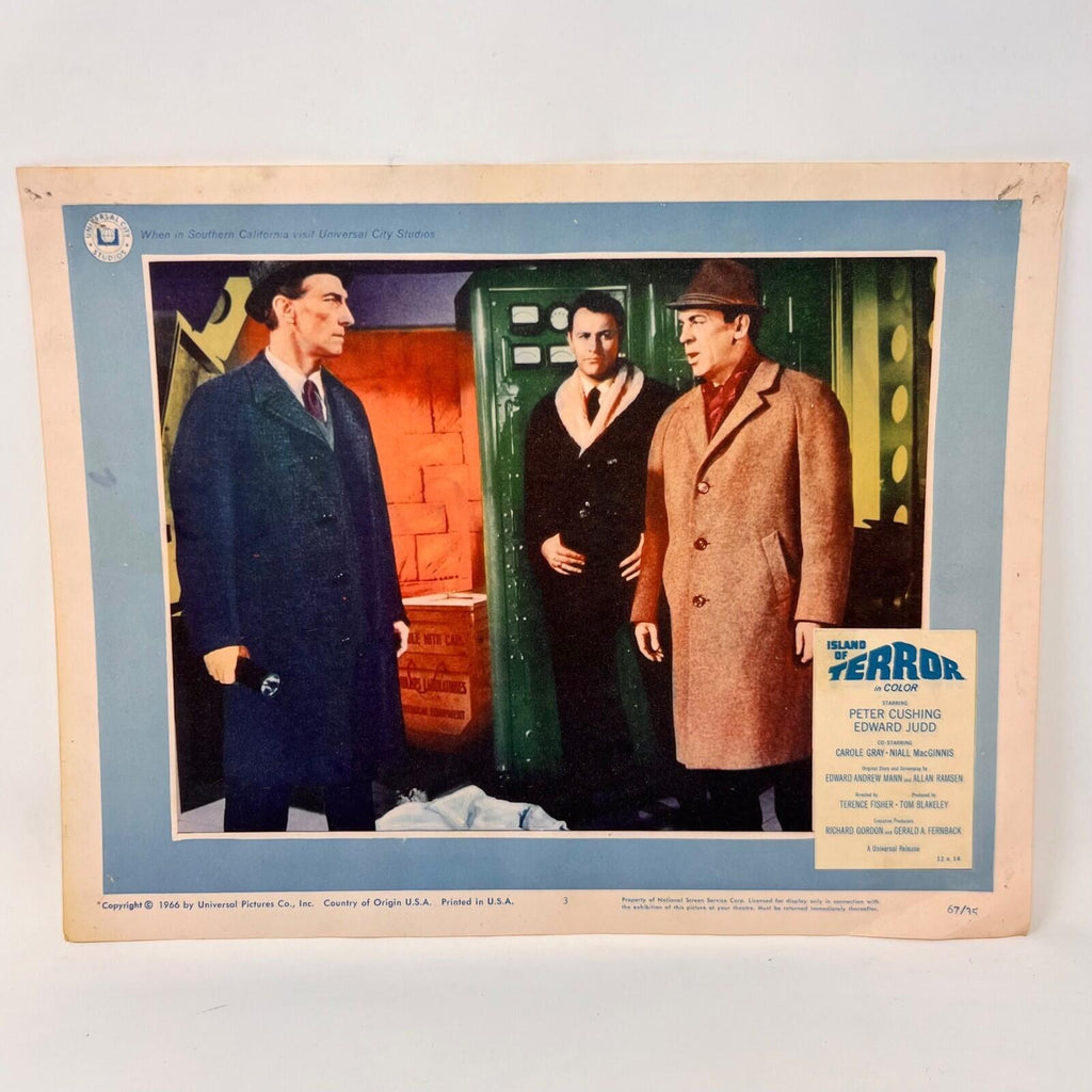 1966 Island Of Terror In Color Original Movie Lobby Card No.3
