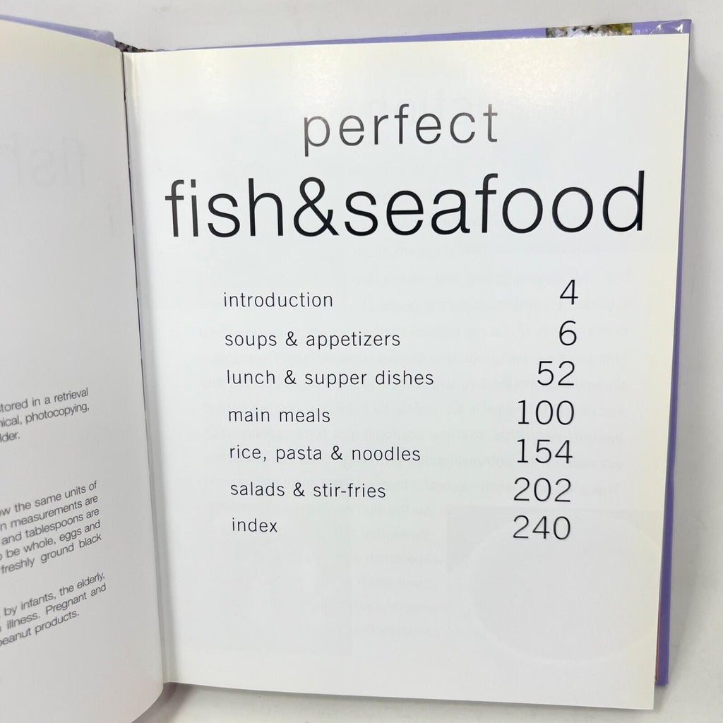 Perfect Fish & Seafood Collection of 100+ Essential Recipes Hardcover 2007