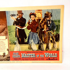 1961 Master Of The World Original Movie Lobby Card No.7 Jules Vernes Vince Price