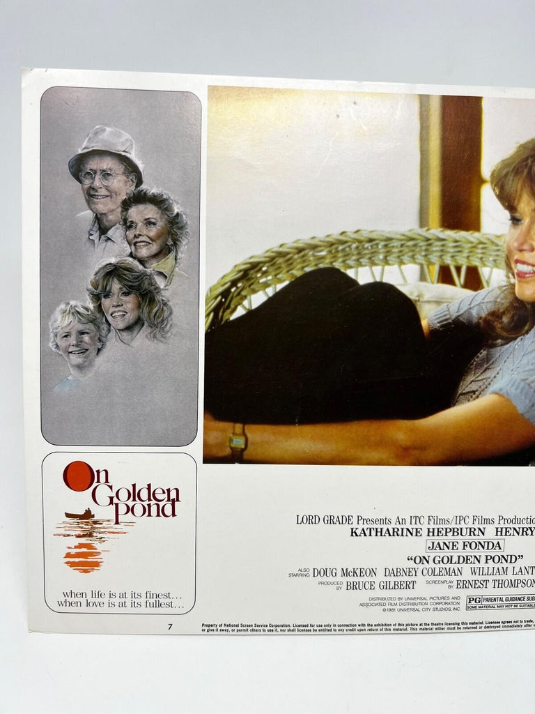 On Golden Pond Lobby Card #7 Movie Poster Jane Fonda