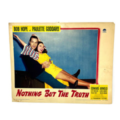 Nothing But The Truth Collectible Movie Lobby Card Bob Hope Paulette Goddard (e)