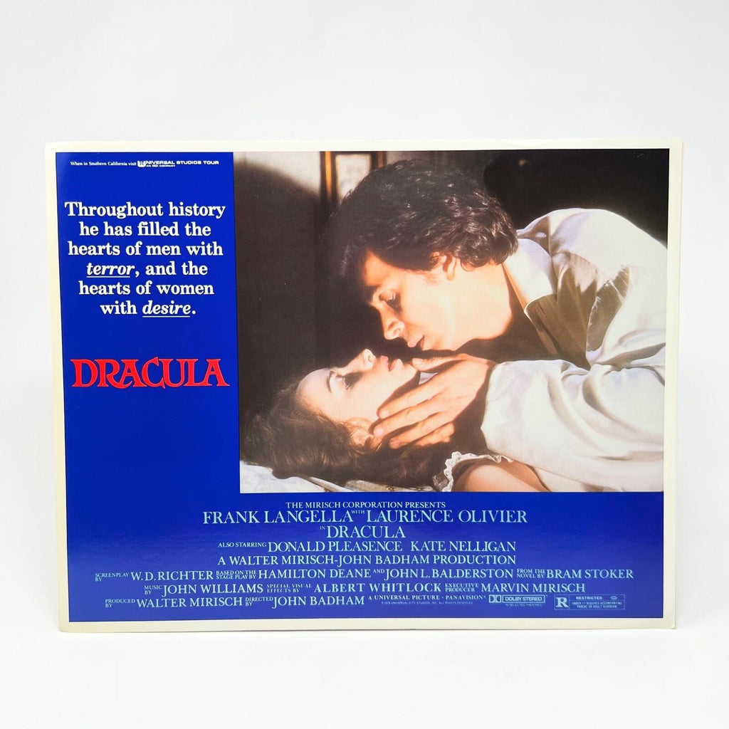 Universal Studios Dracula Horror Movie Lobby Card Poster Frank Langella set of 4
