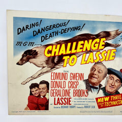 1949 Challenge To Lassie Movie Lobby Card (a)