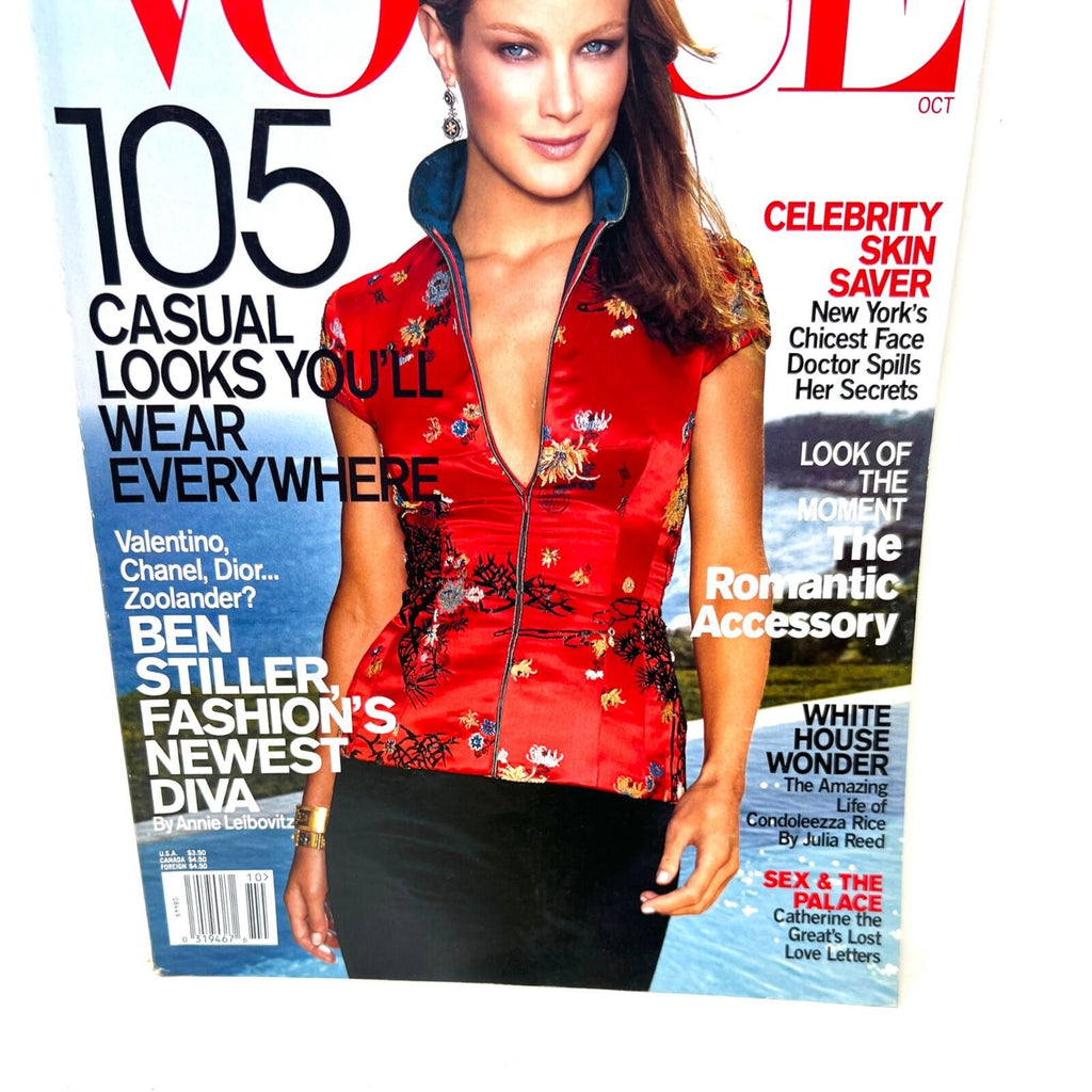 Vogue Magazine October 2001 Carolyn Murphy