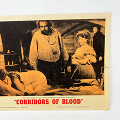 1963 Corridors Of Blood Orginal Movie Lobby Card No.3
