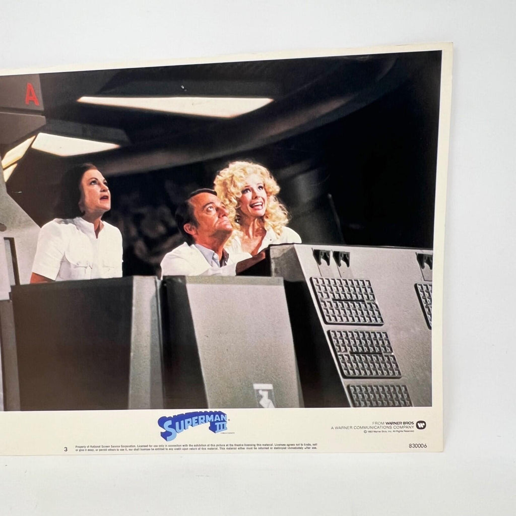 1983 Superman III Collectible Movie Lobby Card