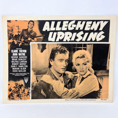 1957 Allegheny Uprising Original Movie Lobby Card Claire Trevor John Wayne a
