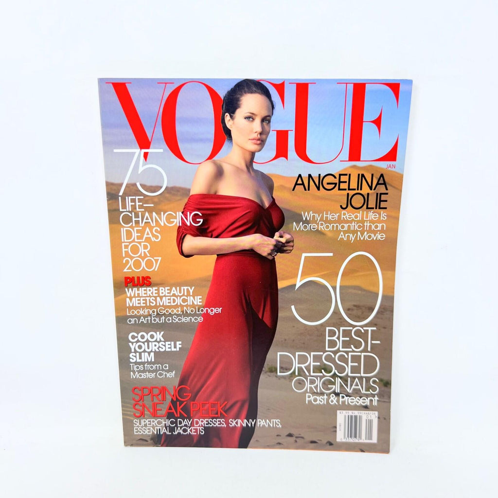 Vogue Magazine US cover Angelina Jolie January 2007