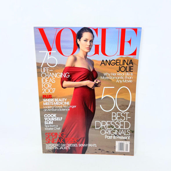 Vogue Magazine US cover Angelina Jolie January 2007