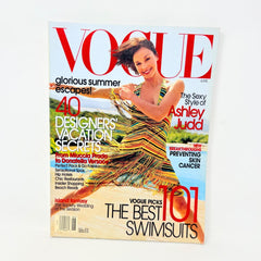 Vogue Magazine June 2002 Ashley Judd Cover The Best Swimsuits