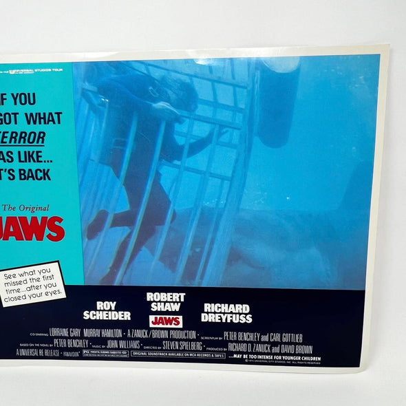 1975 Universal Studios Jaws 2 Horror Film Original Movie Lobby Card (b)