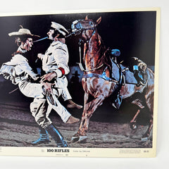 100 Rifles Movie Lobby Card No. 8