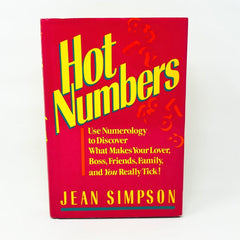 Hot Numbers Numerology Hardcover Book By Jean Simpson 1st print