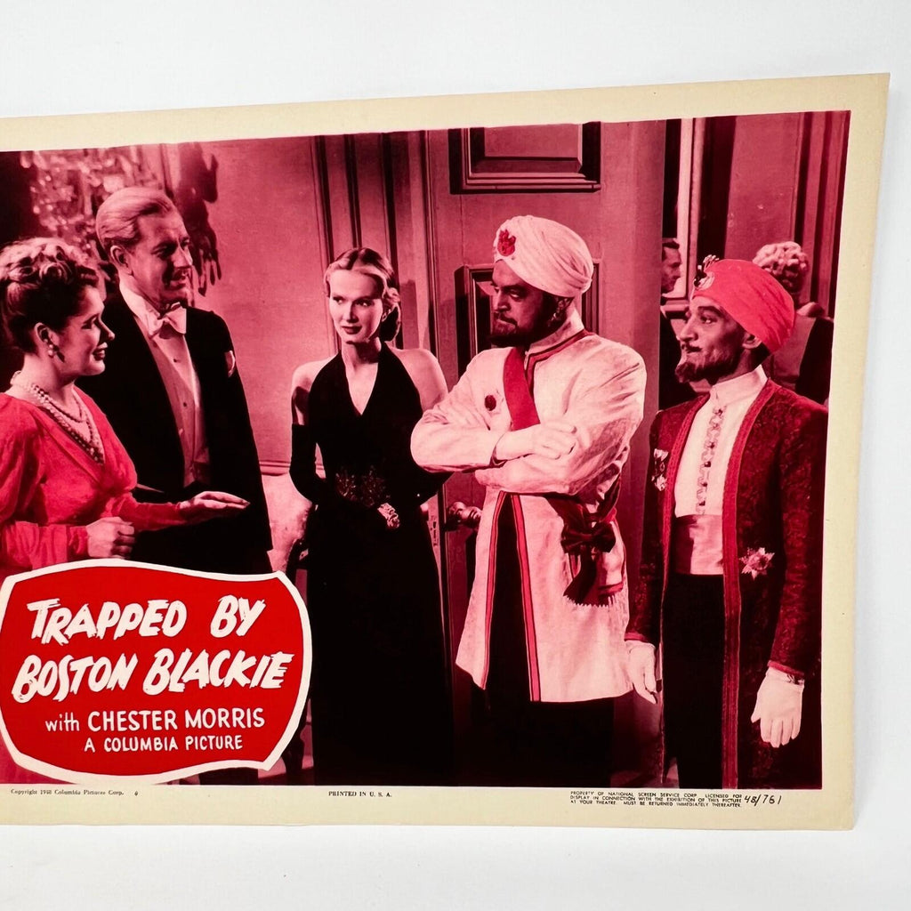 1948 Trapped By Boston Blackie Original Movie Lobby Card
