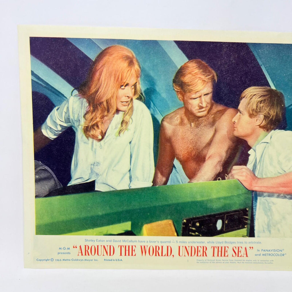 1966 Around The World Under the Sea Original Movie Lobby Card No.3