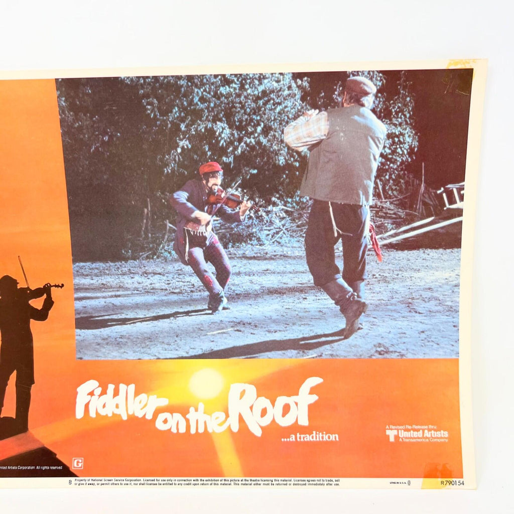 1979 Fiddler On The Roof A Tradition Lobby Card Movie Poster No.8