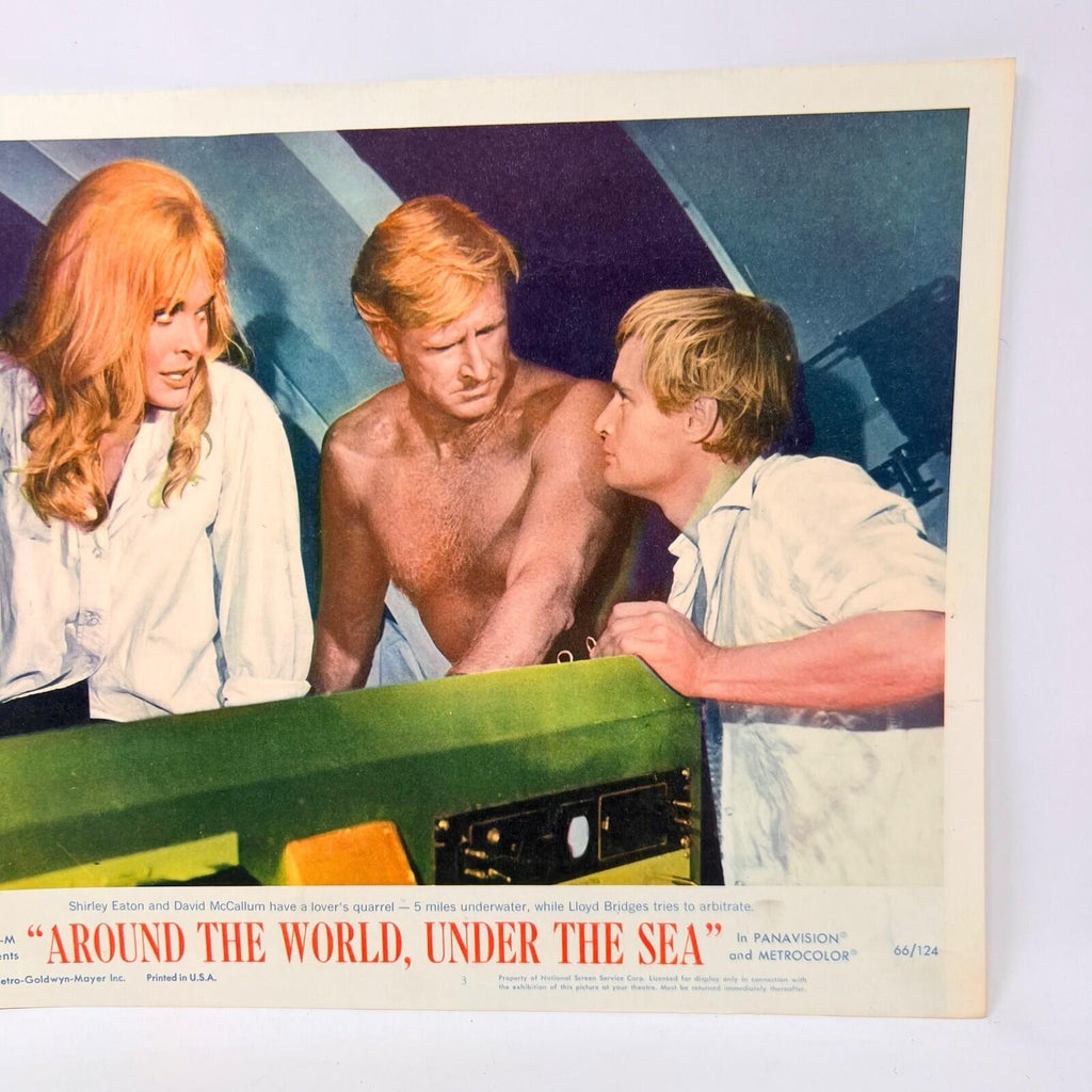1966 Around The World Under the Sea Original Movie Lobby Card No.3