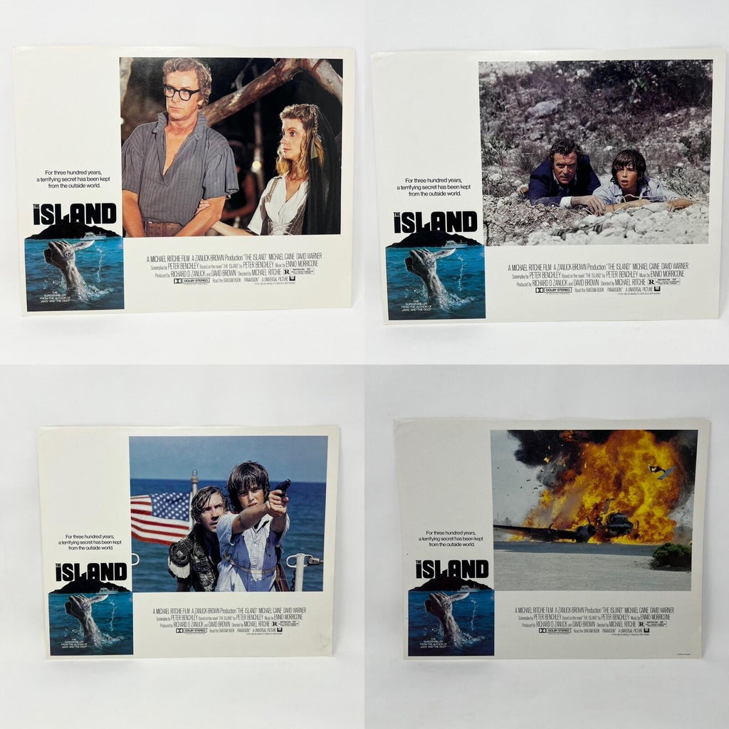 The island Sci-fi Movie Lobby Cards Set of 4