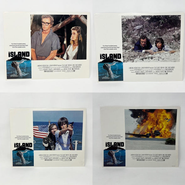 The island Sci-fi Movie Lobby Cards Set of 4