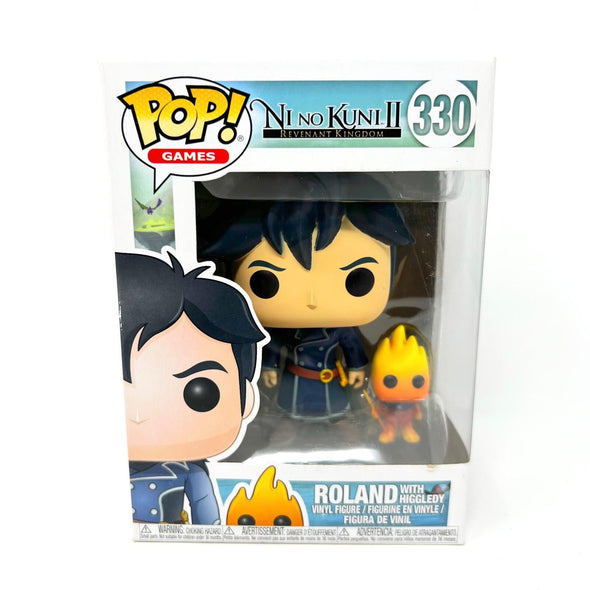 Funko Pop Games Ni No Kuni II Revenant Kingom Roland With Higgledy Damaged Box
