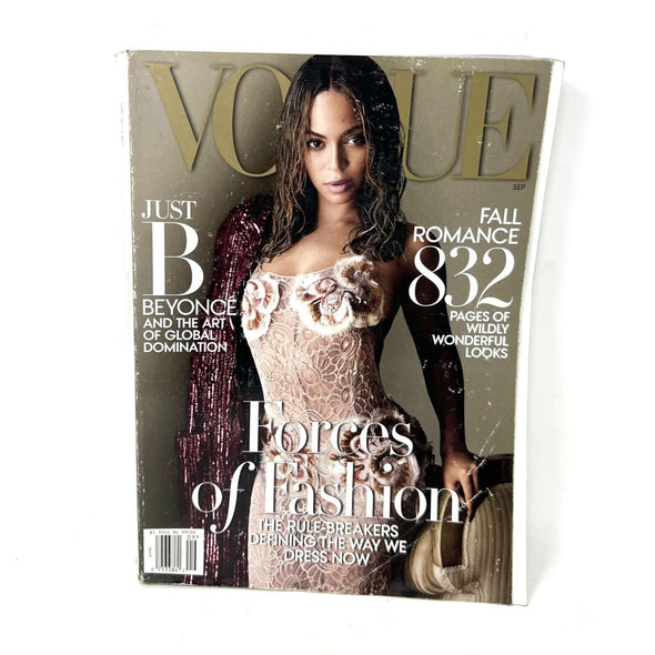 Vogue Magazine September 2015 Beyoce Cover Fall Romance Forces Of Fashion