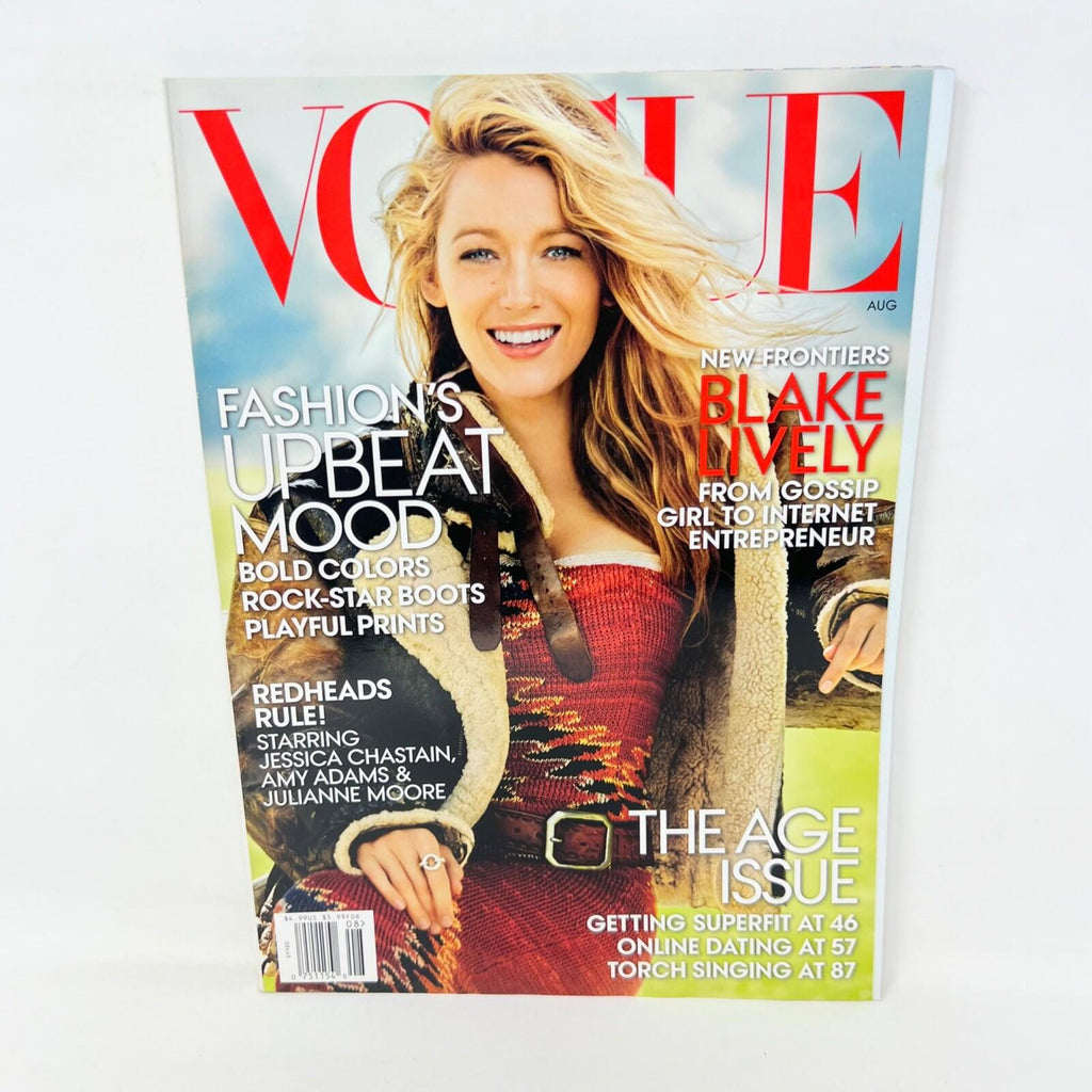 Vogue Magazine August 2014 Blake Lively Gossip Girl