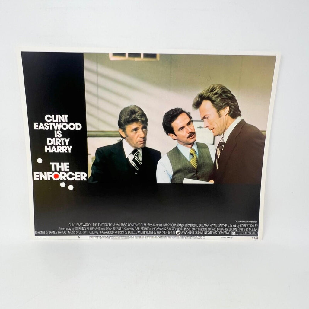 Clint Eastwood Is Dirty Harry The Enforcer Collectible movie Lobby Card No.6