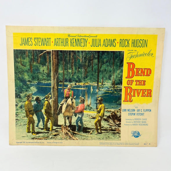1952 Bend Of The River Lobby Card Movie Poster (a)